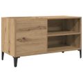 vidaXL Skrinka na platne dub artisan 84,5x38x48 cm kompozitné drevo