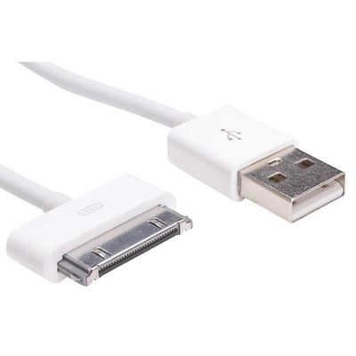 Kábel Akyga USB AK-USB-08 USB A (m) / Apple 30 pin (m) ver. 2.0 1,0 m