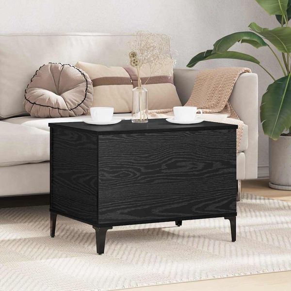 vidaXL Konferenčný stolík Čierny dub 60 x 44,5 x 45 cm