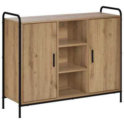 vidaXL Servírovacia skriňa Dub artisan 97 x 33 x 81 cm