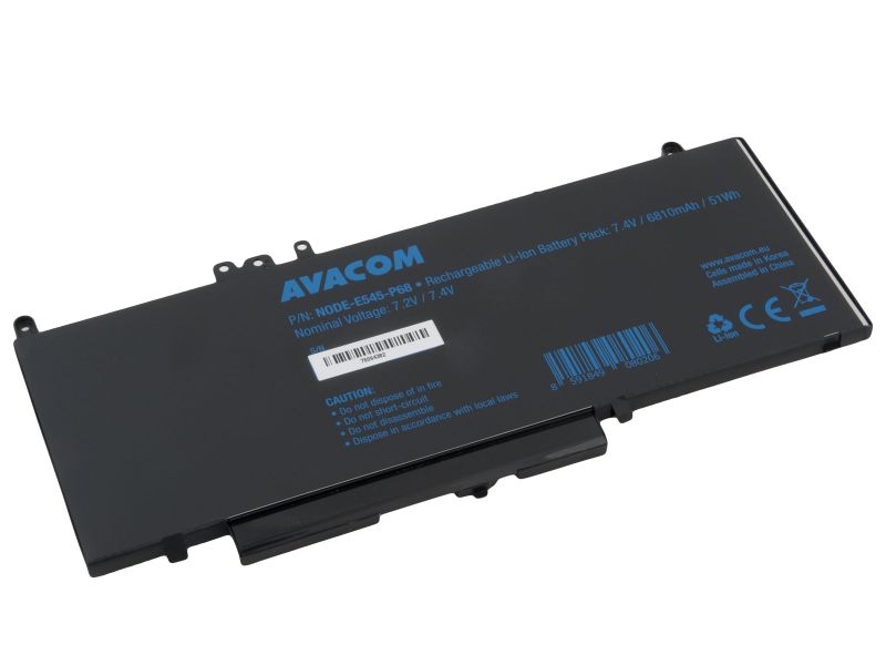 Batéria AVACOM pre Dell Latitude E5450 Li-Pol 7,4 V 6810mAh 51Wh