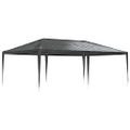 vidaXL Profesionálny párty stan 4x6 m, antracitový 90 g/m²