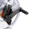vidaXL Vozík s hadicovým bubnom pre 50 m 1/2" / 35 m 3/4" hadicu oceľ