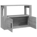 vidaXL Komoda sivý dub sonoma 80x30x60 cm spracované drevo
