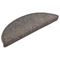 vidaXL Samolepiace nášľapy na schody, sisalový vzhľad 15 ks 56x17x3 cm