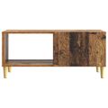 vidaXL Konferenčný stolík Staré drevo 90 x 50 x 40 cm Kompozitné drevo