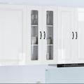 vidaXL Dvierka na umývačku Kalmar Vysoký lesk bielej 60 x 31 x 100 cm
