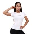 Dámske tričko FIT White - GymBeam, veľkosť S