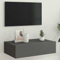 vidaXL TV skrinka s LED svietidlami šedá 60x35x15,5 cm