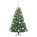 vidaXL Umelý Sklápací Vianočný Stromček Zelená 120 cm PVC a kov