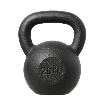 Liatinový kettlebell HMS KZG20 20 kg, čierny