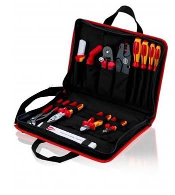 Knipex,Taška na náradie „Compact” Elektrotechnika 14dielna