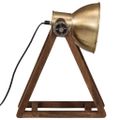 vidaXL Stolová lampa 25 W starožitná mosadzná 30x17x40 cm E27