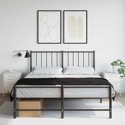 vidaXL Nočné stolíky 2 ks biele 36x39x50,5 cm oceľ