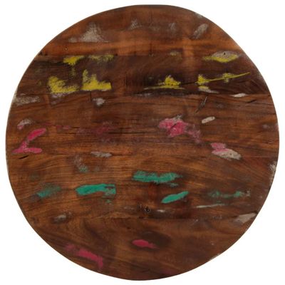 vidaXL Stolová doska Ø 50x1,5 cm okrúhla masívne recyklované drevo