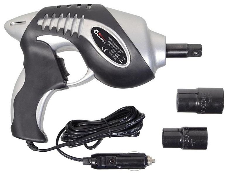 Rázový utahovák na kolesá 12 V 100 W 340 Nm Compass 07250