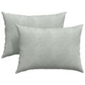 vidaXL Vankúše na pohovku 2 pcs Svetlosivá 70 x 50 cm