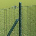 vidaXL Zváraný drôtový plot s hrotmi 10 x 1,4 m Oceľ s PVC povrchom