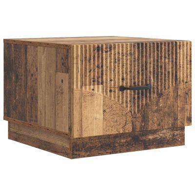 vidaXL Konferenčný stolík Staré drevo 49 x 50 x 37 cm Kompozitné drevo