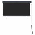 vidaXL Vonkajšia zatemňovacia roleta 120x250 cm antracitová