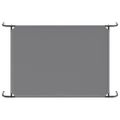 vidaXL vyvýšená posteľ pre psa sivá 130x80x20 cm Oxford látka a oceľ