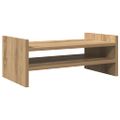 vidaXL Stojan na monitor dub artisian 50x27x20 cm kompozitné drevo
