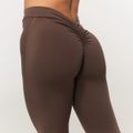 Dámske V-back nohavice Fierce Cappuccino - GymBeam, veľkosť L