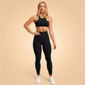 Dámske legíny Venture Black - BeastPink, veľkosť M, veľkosť oblečenia M