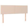 vidaXL Boxspring posteľ s matracom kapučínová 140x190 cm umelá koža