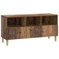 vidaXL TV skrinka 102 x 34,5 x 50 cm Staré drevo Kompozitné drevo
