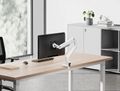 Neomounts  DS70-250WH1 Neomounts NEXT Slim Desk Mount, single display (topfix clamp/grommet), white Držák, VESA, stolní, pro plochý/zakrivený monitor, úhloprícka 17–35", náklon 90°, otácení 180°, rotace 360°, nosnost 9kg, bílý
