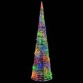 vidaXL Akrylové dekoratívne pyramídové LED svetlo kužeľ farebné 120 cm