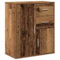 vidaXL Servírovacia skriňa Staré drevo 60 x 31 x 70 cm