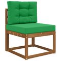 vidaXL Vankúš na vonkajšiu pohovku Polyester Zelená 60 x 60 cm