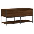 vidaXL Úložná lavička hnedý dub 100x42,5x47 cm kompozitné drevo