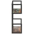 vidaXL Nástenná polica 60x20x60 cm masívne recyklované drevo