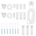 vidaXL 30-dielne kovanie na rolety 18 mm