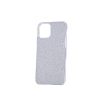 Trblietavé 3v1 puzdro pre iPhone 11 Pro strieborné
