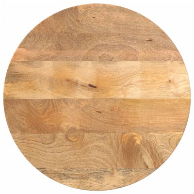 vidaXL Stolová doska Ø 50x2,5 cm okrúhla masívne mangovníkové drevo