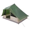 vidaXL Tipi stan 10-miestny Zelená taft
