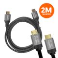 HDMI-HDMI kábel (v2.1 | 8K | 2 m) čierny