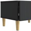 vidaXL TV skrinka 147 x 34,5 x 30 cm Čierna Kompozitné drevo
