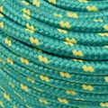 vidaXL Lodné lano zelené 12 mm 100 m polypropylén