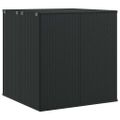 vidaXL Záhradný úložný box z polyratanu 100x97,5x104 cm čierny