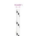 vidaXL Pletené lodné lano biele 14 mm x 25 m polyester