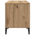 vidaXL Skrinka na platne dub artisan 100x38x48 cm kompozitné drevo