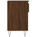 vidaXL Botník hnedý dub 102x36x60 cm spracované drevo