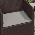 vidaXL Vankúše na sedenie 4 ks Polyester Svetlosivá 47 x 36 x 2 cm