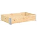 vidaXL Vyvýšený záhon 50x100 cm borovicový masív