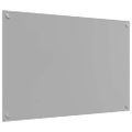 vidaXL Kuchynský obklad 2 ks Svetlosivá 90 x 60 cm tvrdené sklo